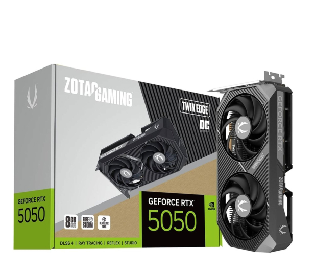 Zotac GeForce RTX 5050 Twin Edge OC 8GB GDDR6 DLSS4 - 1344499 - zdjęcie